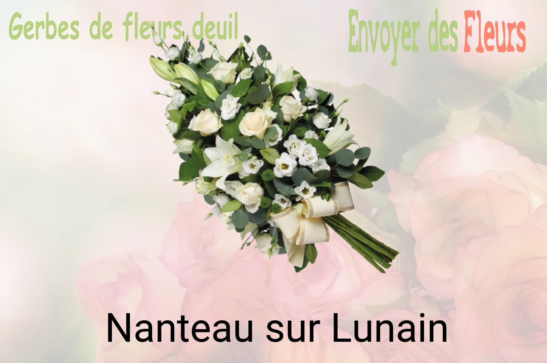 Gerbe de fleurs de deuil livrée à Nanteau-sur-Lunain
